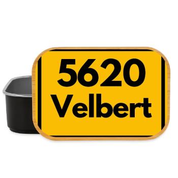 OLD POSTCODE POSTCODE RETRO 5620 VELBERT NRW - Lunch Box - black - Front