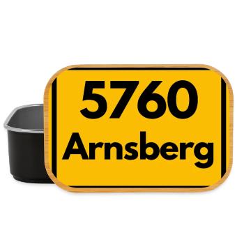 ANCIEN CODE POSTAL RÉTRO 5760 ARNSBERG - Boîte à goûter - noir - Devant