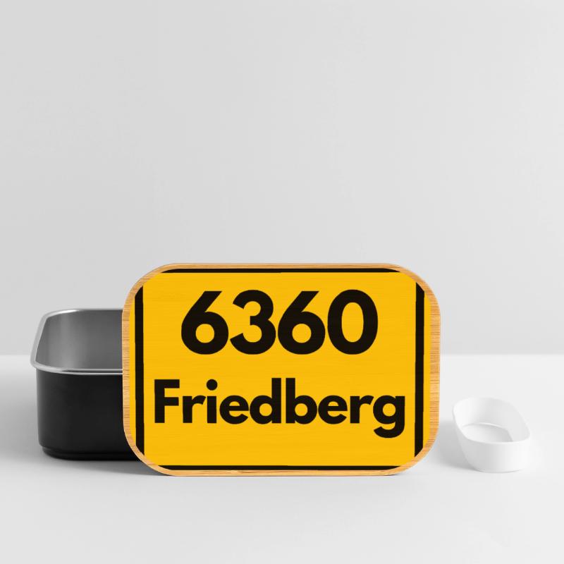 OLD POSTCODE ZIP CODE RETRO 6360 FRIEDBERG HEIMAT Lunch Box