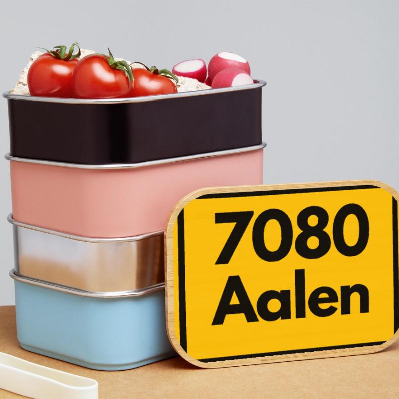 OLD POSTCODE ZIP CODE RETRO 7080 AALEN HEIMATSTOLZ Lunch Box