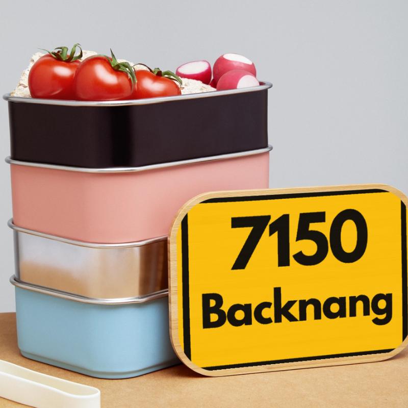 OLD POSTCODE POSTCODE RETRO 7150 BACKNANG HEIMAT Lunch Box