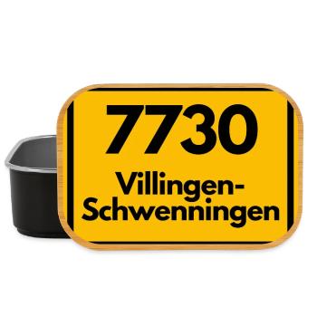ALTE POSTLEITZAHL PLZ 7730 VILLINGEN SCHWENNINGEN  - Lunch Box - Schwarz - Vorne
