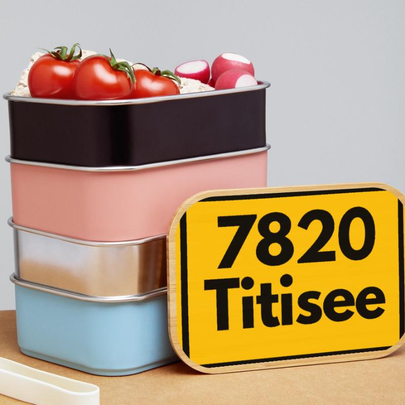 OLD POSTCODE POSTCODE RETRO 7820 TITISEE HEIMAT Lunch Box