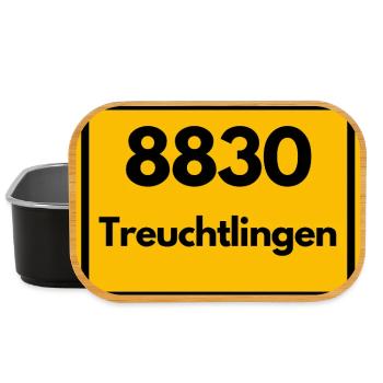 ALTE POSTLEITZAHL PLZ RETRO 8830 TREUCHTLINGEN - Lunch Box - Schwarz - Vorne
