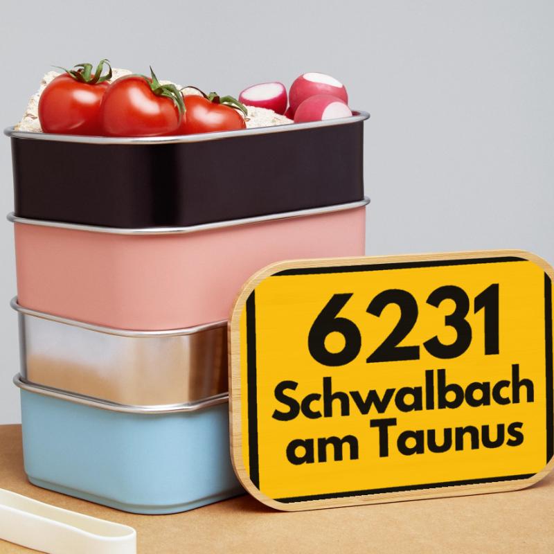 OLD POSTCODE ZIP CODE 6231 SCHWALBACH AM TAUNUS Lunch Box