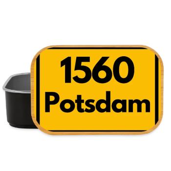 ANCIEN CODE POSTAL RÉTRO 1560 POTSDAM HEIMAT - Boîte à goûter - noir - Devant