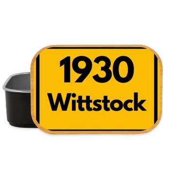 ANCIEN CODE POSTAL RÉTRO 1930 WITTSTOCK HEIMAT - Boîte à goûter - noir - Devant