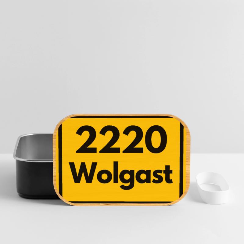 OLD POSTCODE POSTCODE RETRO 2220 WOLGAST HEIMAT Lunch Box