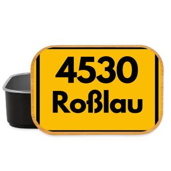 ANCIEN CODE POSTAL 4530 ROSSLAU HEIMATSTOLZ - Boîte à goûter - noir - Devant