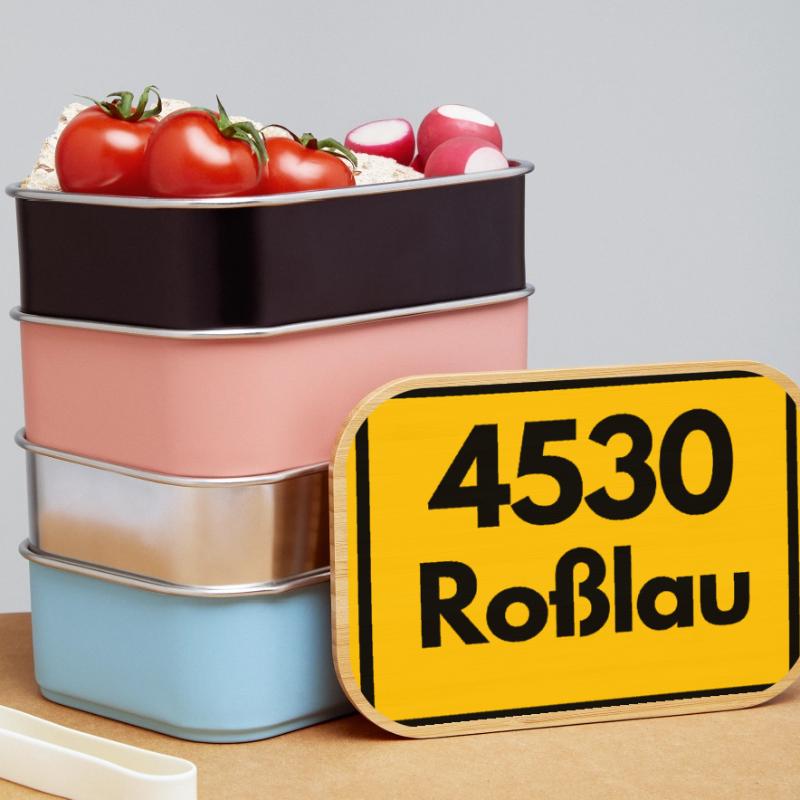 OLD POSTCODE POSTCODE 4530 ROSSLAU HEIMATSTOLZ Lunch Box