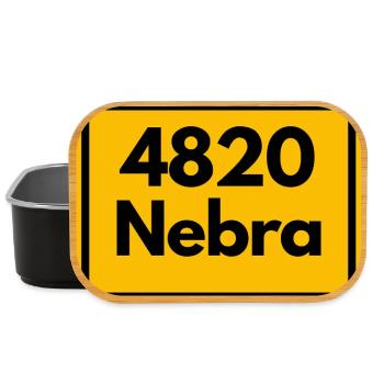ANCIEN CODE POSTAL 4820 NEBRA HEIMATSTOLZ - Boîte à goûter - noir - Devant