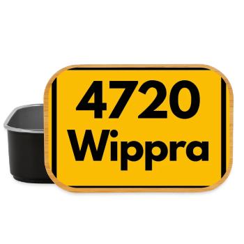 ANCIEN CODE POSTAL 4720 WIPPRA HEIMATSTOLZ - Boîte à goûter - noir - Devant