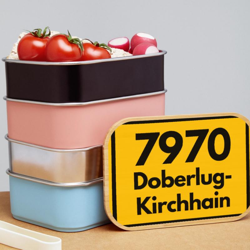 OLD POSTCODE ZIP CODE 7970 DOBERLUG KIRCHHAIN Lunch Box