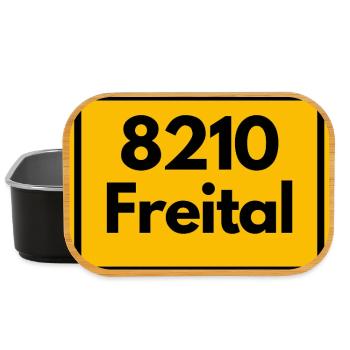 ANCIEN CODE POSTAL 8210 FREITAL SAXONY - Boîte à goûter - noir - Devant