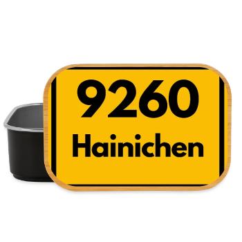 ANCIEN CODE POSTAL 9260 SAXE CODE POSTAL DE HAINICHEN - Boîte à goûter - noir - Devant