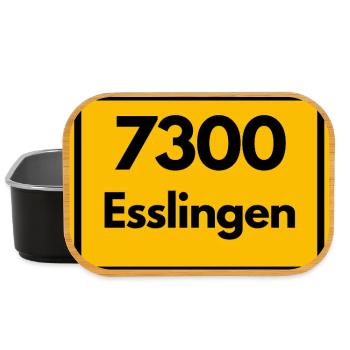7300 ESSLINGEN RETRO HEIMAT DESIGN BAWÜ - Lunch Box - Schwarz - Vorne