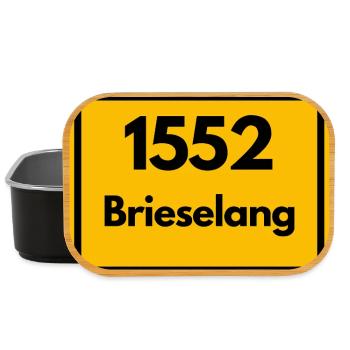 ALTE POSTLEITZAHL 1552 BRIESELANG BRANDENBURG DDR - Lunch Box - Schwarz - Vorne