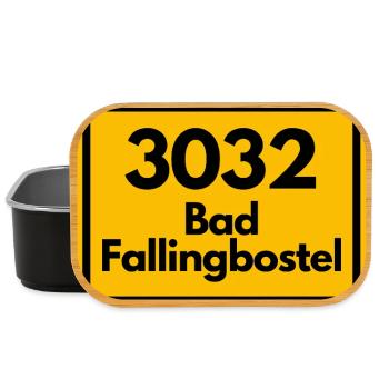 OLD POSTCODE 3032 ZIP 29683 BAD FALLINGBOSTEL - Lunch Box - black - Front
