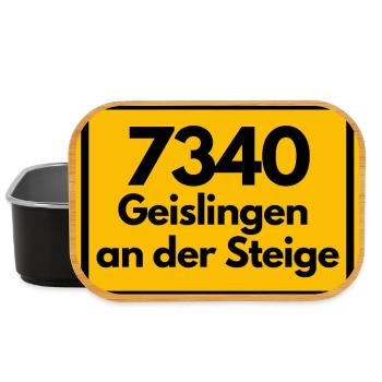 OLD POSTCODE 7340 73312 GEISLINGEN AD STEIGE - Lunch Box - black - Front