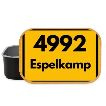 ALTE POSTLEITZAHL 4992 PLZ 32339 ESPELKAMP NRW - Lunch Box - Schwarz - Vorne