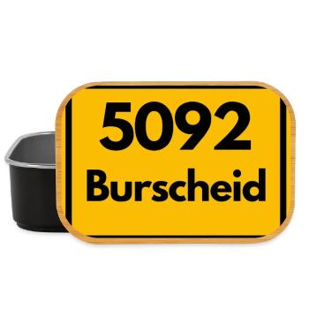 ALTE POSTLEITZAHL 5092 PLZ 51399 BURSCHEID NORDRHE - Lunch Box - Schwarz - Vorne