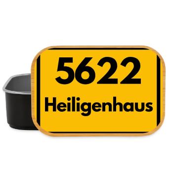 ALTE POSTLEITZAHL 5622 PLZ 42579 HEILIGENHAUS NRW - Lunch Box - Schwarz - Vorne