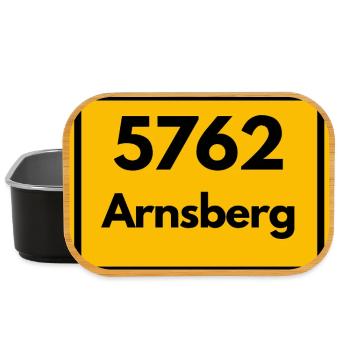 ALTE POSTLEITZAHL 5762 PLZ 59821 ARNSBERG NRW - Lunch Box - Schwarz - Vorne