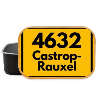 ALTE POSTLEITZAHL 4632 PLZ 44575 CASTROP RAUXEL  - Lunch Box - Schwarz - Vorne