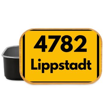 ALTE POSTLEITZAHL 4782 PLZ 59555 LIPPSTADT NRW - Lunch Box - Schwarz - Vorne