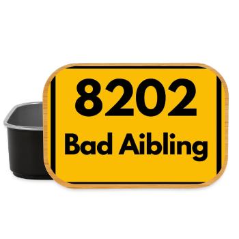 OLD POSTCODE 8202 ZIP 83043 BAD AIBLING BAYER - Lunch Box - black - Front