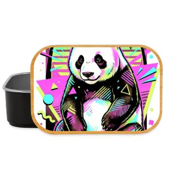 Panda - Lunch Box - Schwarz - Vorne