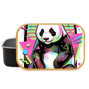 Panda - Lunch Box - Schwarz - Vorne