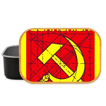 Poster Rendez le communisme grand - Boîte à goûter - noir - Devant