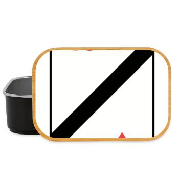 Karo Zehn Spielkarte Pokerkarte - Lunch Box - Schwarz - Vorne