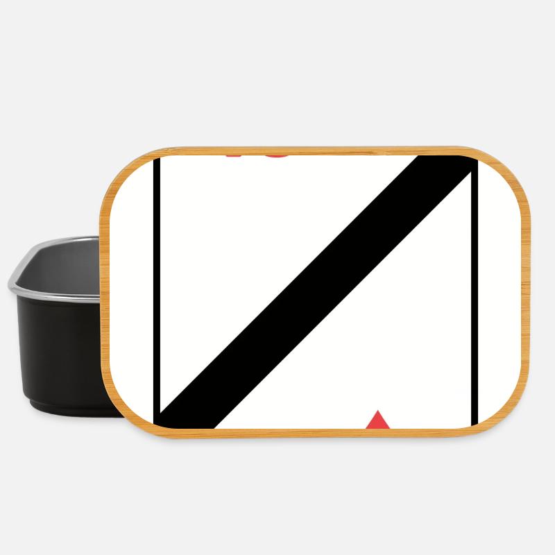 Ten Diamonds Playing Card Poker Card - Lunch Box - black