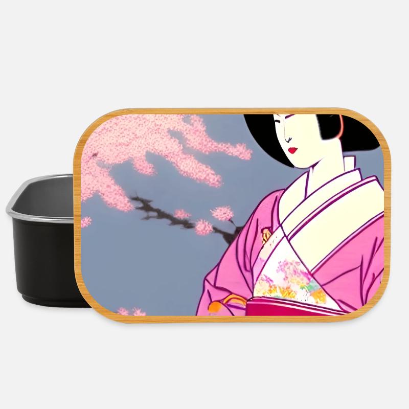 Geisha 3 - Lunch Box - black