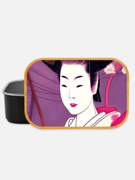 Geisha 4 - Lunch Box - Schwarz