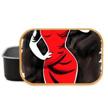 Pin up 2 - Lunch Box - black - Front