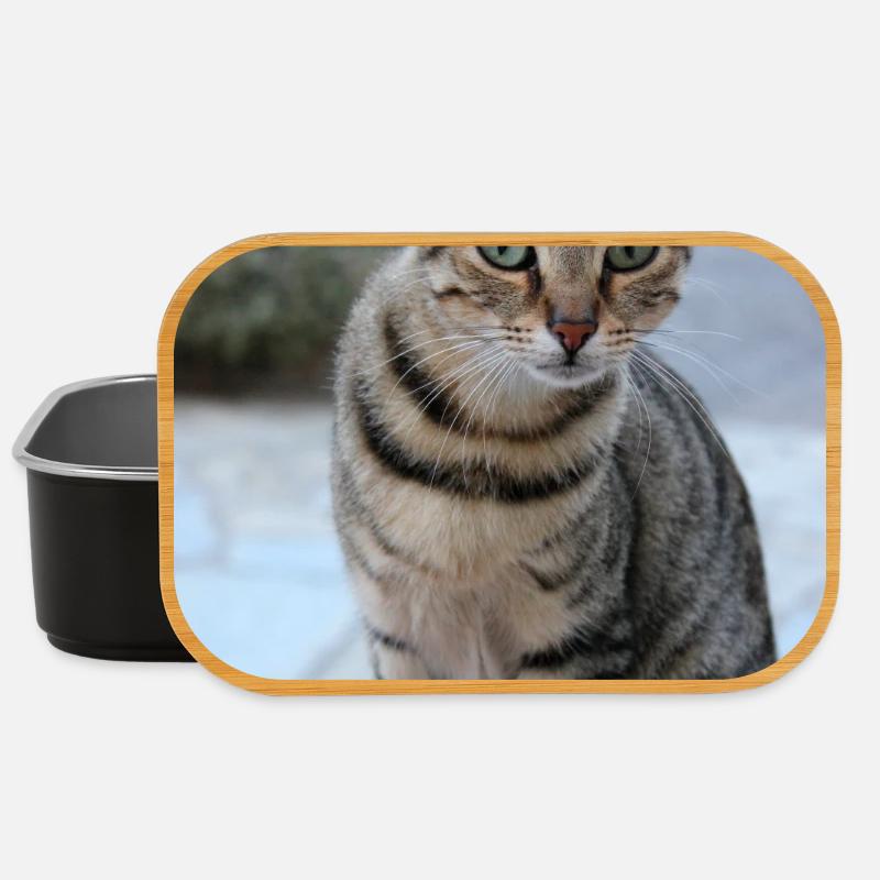 Katze Kätzchen Poster Katzenposter - Lunch Box - Schwarz