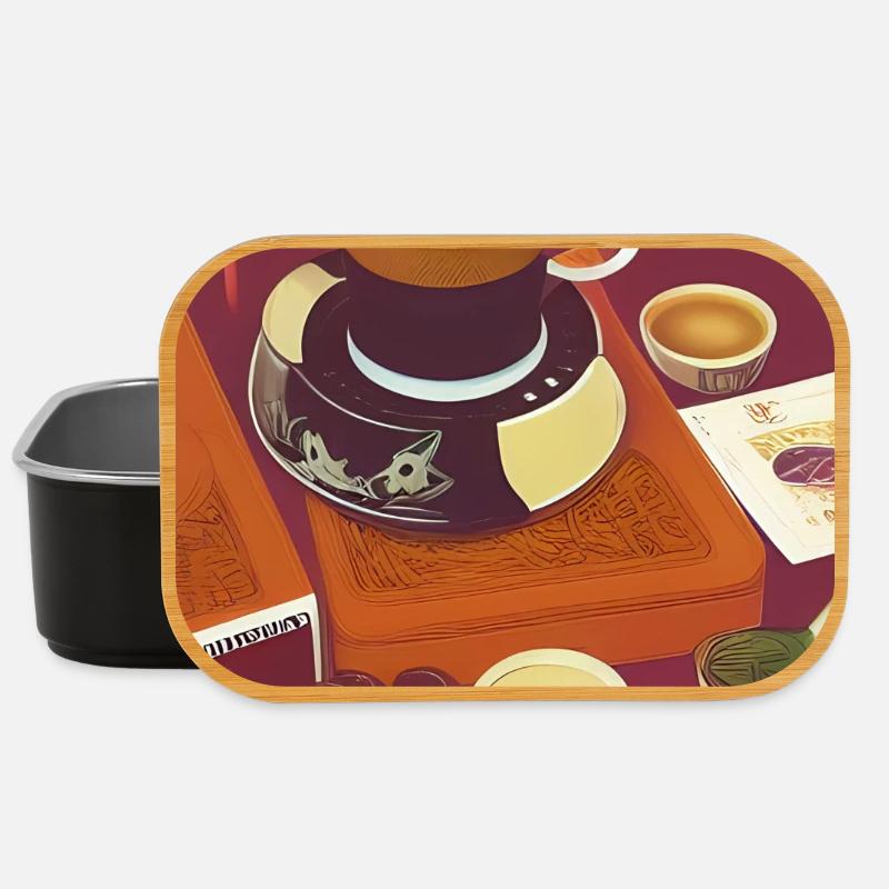 Kaffee, Kaffeebohnen - Lunch Box - Schwarz
