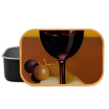 Buveurs de vin - Boîte à goûter - noir - Devant