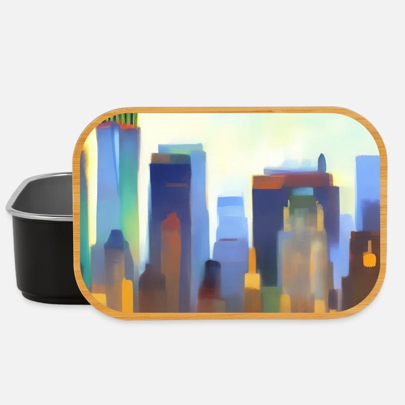 New York City Skyline - Lunch Box - Schwarz