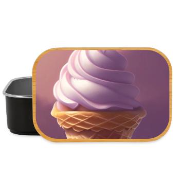 Glace - Boîte à goûter - noir - Devant