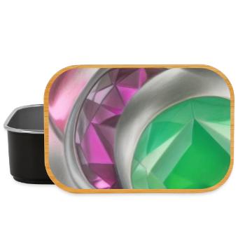 Edelsteine - Lunch Box - Schwarz - Vorne