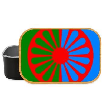 115552801 179234121 Roma flag 2 - Lunch Box - black - Front