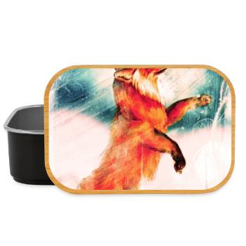 Winter Fuchs. - Lunch Box - Schwarz - Vorne