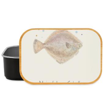 Mon cher Scholli fish design - Boîte à goûter - noir - Devant