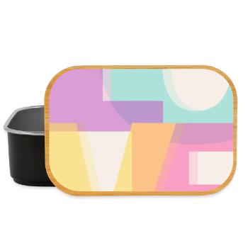 LOVE  Pastell  - Lunch Box - Schwarz - Vorne