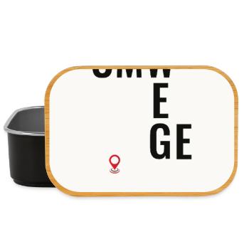 Umwege erweitern die Ortskenntnis - Lunch Box - Schwarz - Vorne