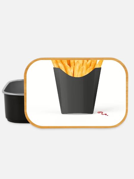 Fries Are The Answer To Everything - Lunch Box - Schwarz